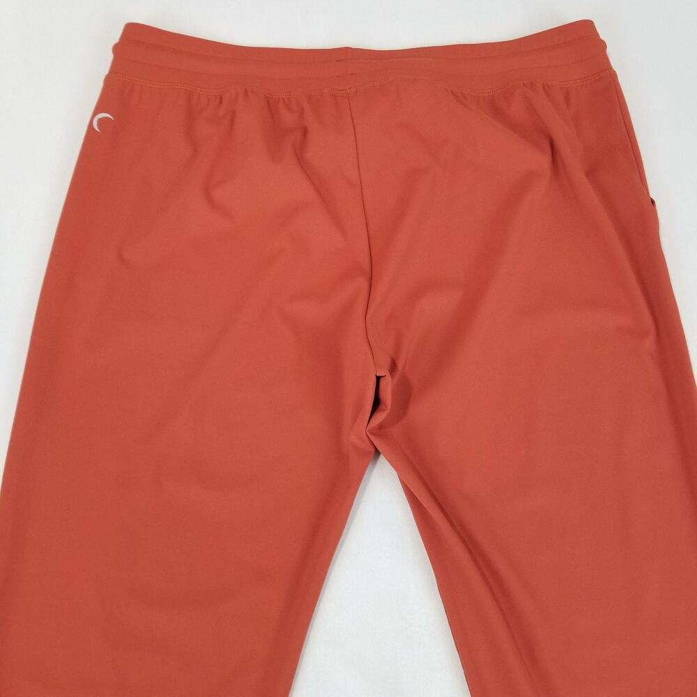 Zyia Active Pants Womens XL Orange Rust Joggers Zip Ankles Stretch - Picture 6 of 10